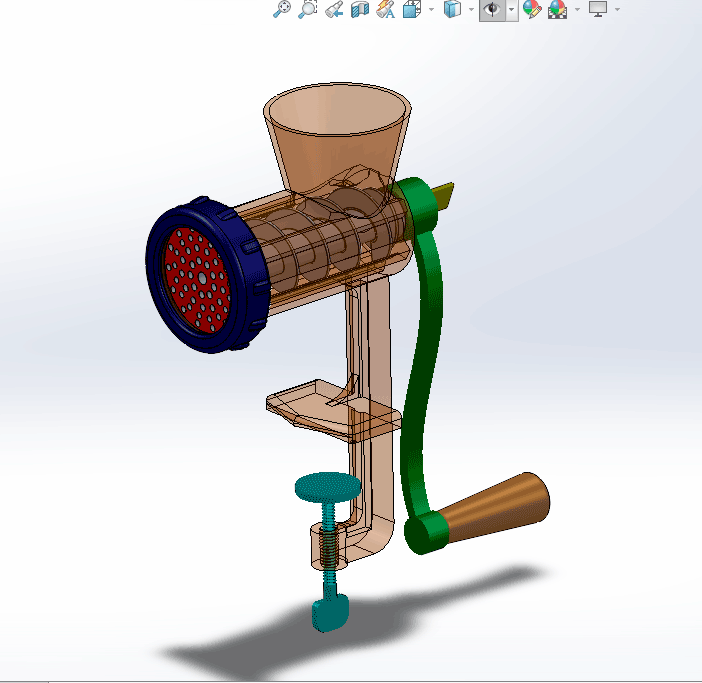 3D модель Бытовая мясорубка 3D модель