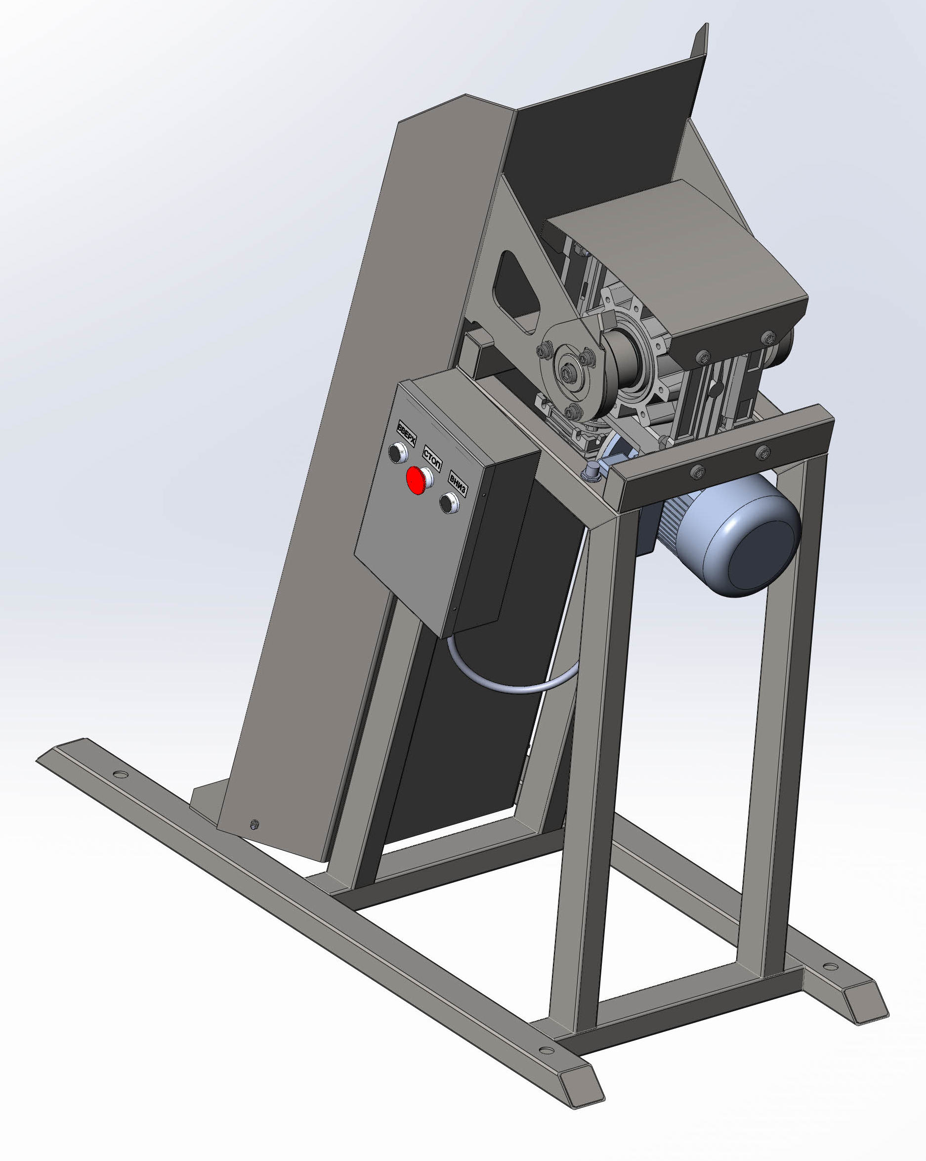 3D модель Опрокидыватель мешков электромеханический