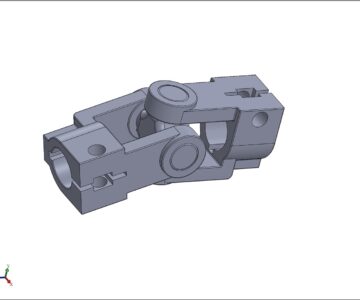 3D модель Кардан рулевой 50-3401060 трактора МТЗ