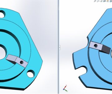 3D модель Кондуктора на фиат с двигателем 1,6v16