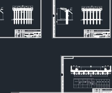 Чертеж Проектирование железобетонного автодорожного моста на свайных опорах