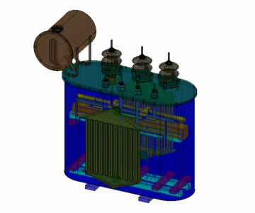 3D модель Силовой трансформатор ТМ 63 кВт