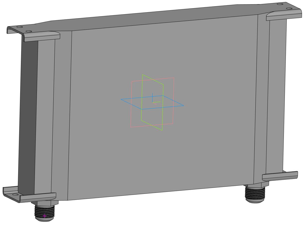 3D модель Радиатор масляный Blackrock UBR-425