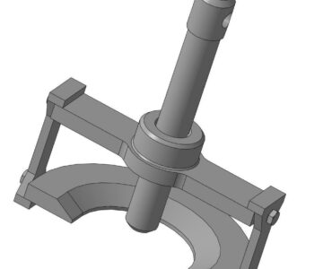 3D модель Съемник поддерживающих роликов