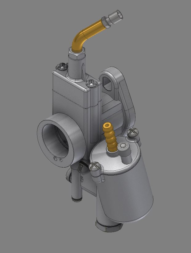 3D модель Карбюратор мотоцикла Днепр МТ К-301