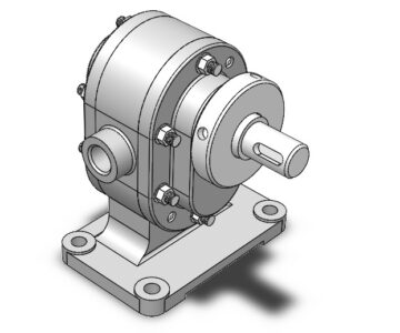 3D модель Насос шестеренный МЧ 00.20  в SolidWorks