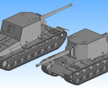 3D модель Модель САУ СУ-100Y