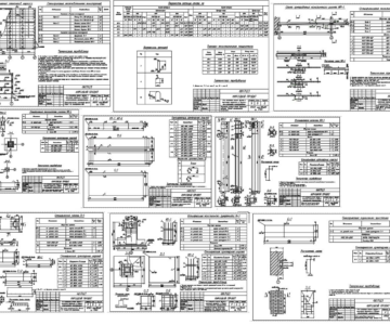 Чертеж Проектирование железобетонных конструкций 3-х этажного здания с неполным каркасом и сборно-монолитными перекрытиями