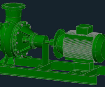 3D модель Насос СД450/22,5 3D Модель