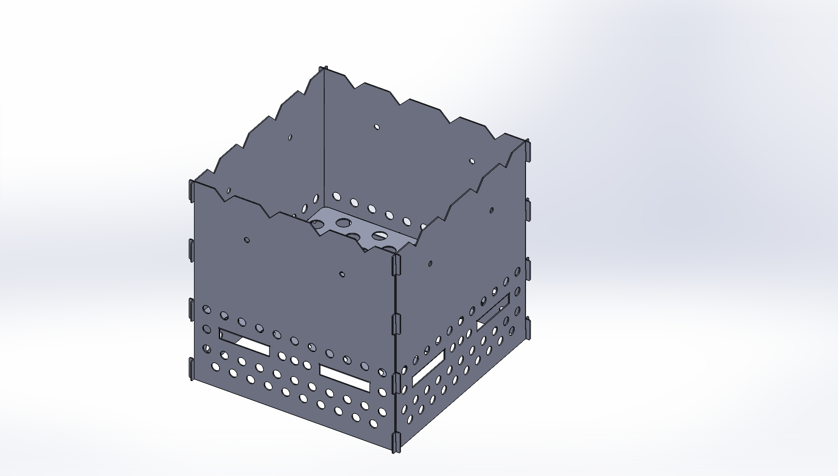 3D модель Экспедиционная щепочница из нержавейки