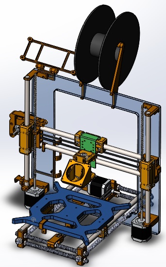 3D модель 3D принтер Prusa i3 Hephestos