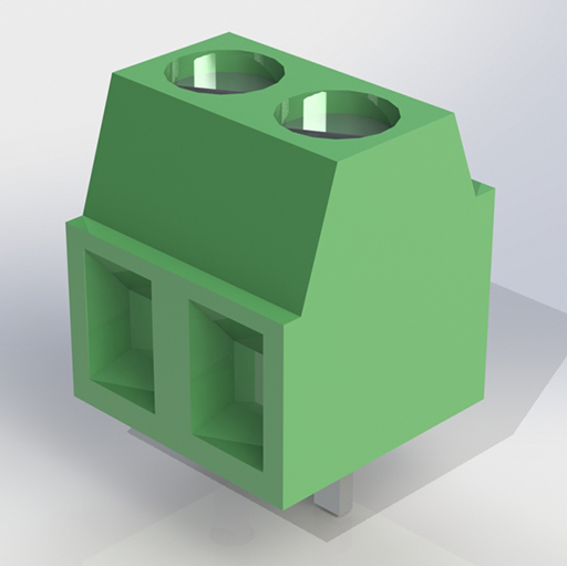 3D модель Клеммники EK381V-02P и EK381V-03P