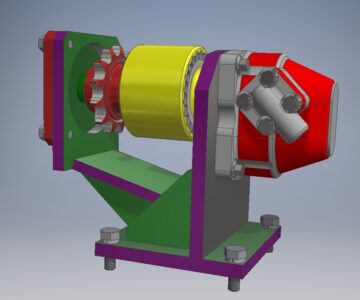 3D модель Гидропривод цепи