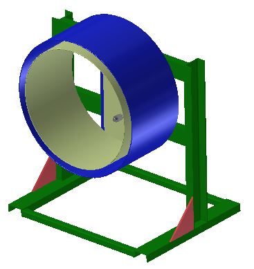 3D модель Стенд настройки станков для резки труб