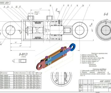 3D модель Гидроцилиндр МС 80/40хS-3.22