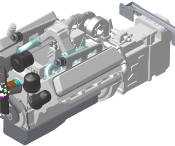 3D модель Силовой агрегат ЯМЗ-238НЕ2 (EURO-2)