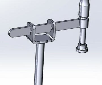 3D модель Струбцина для сварочного стола