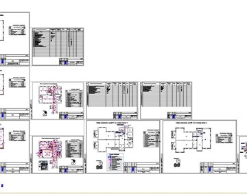 Чертеж Электроснабжение, пожарная сигнализация и видеонаблюдение детского сада на 100 мест