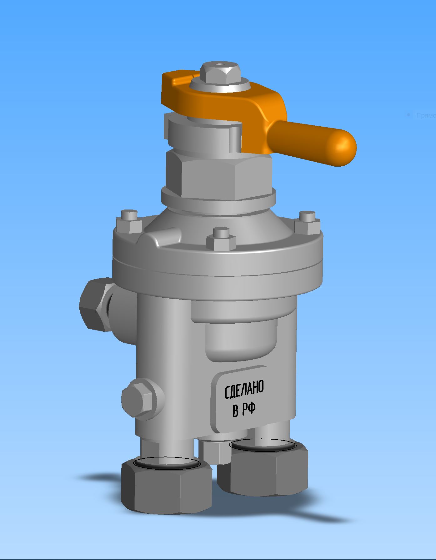 3D модель Кран машиниста 326-1С