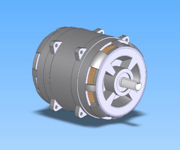 3D модель Электродвигатель АВЕ-071