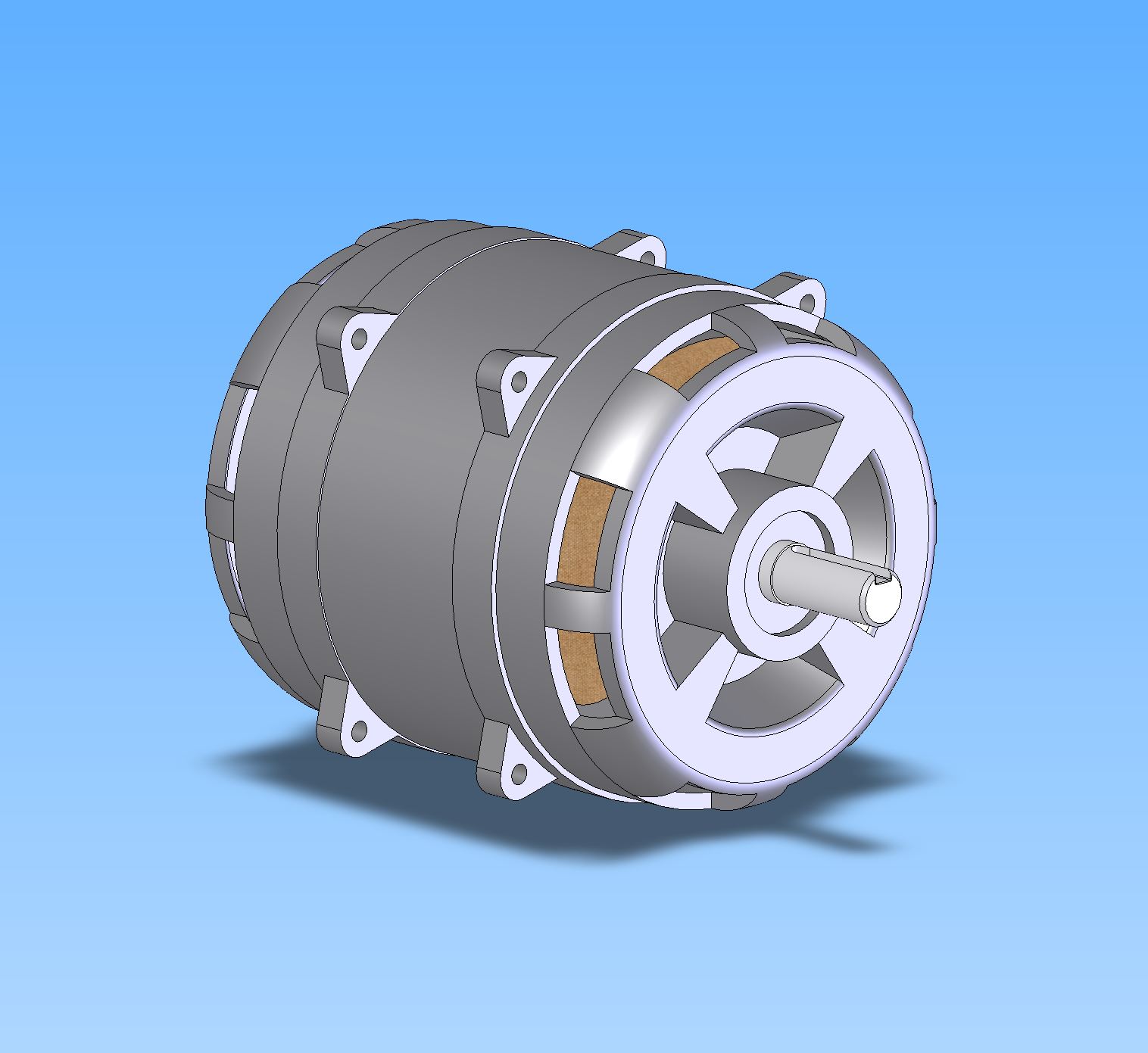 3D модель Электродвигатель АВЕ-071