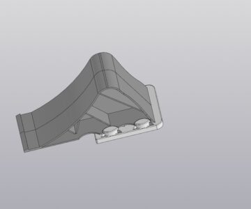 3D модель Противооткатный упор