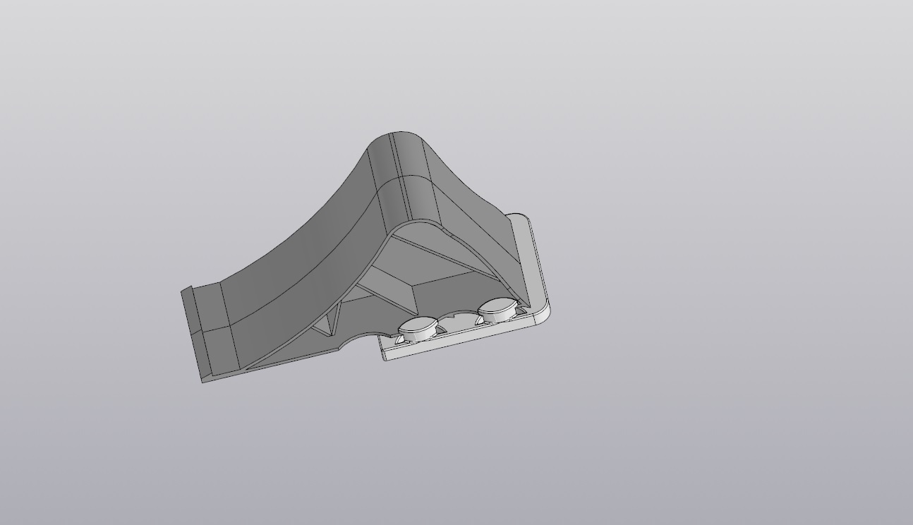 3D модель Противооткатный упор