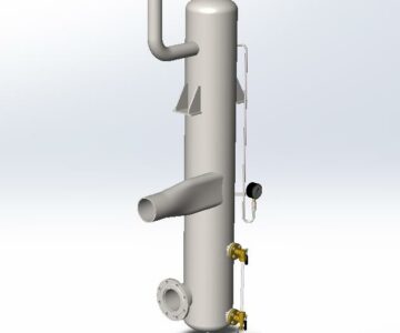 3D модель Сепаратор непрерывной продувки котлов CП-0,15 Ду300