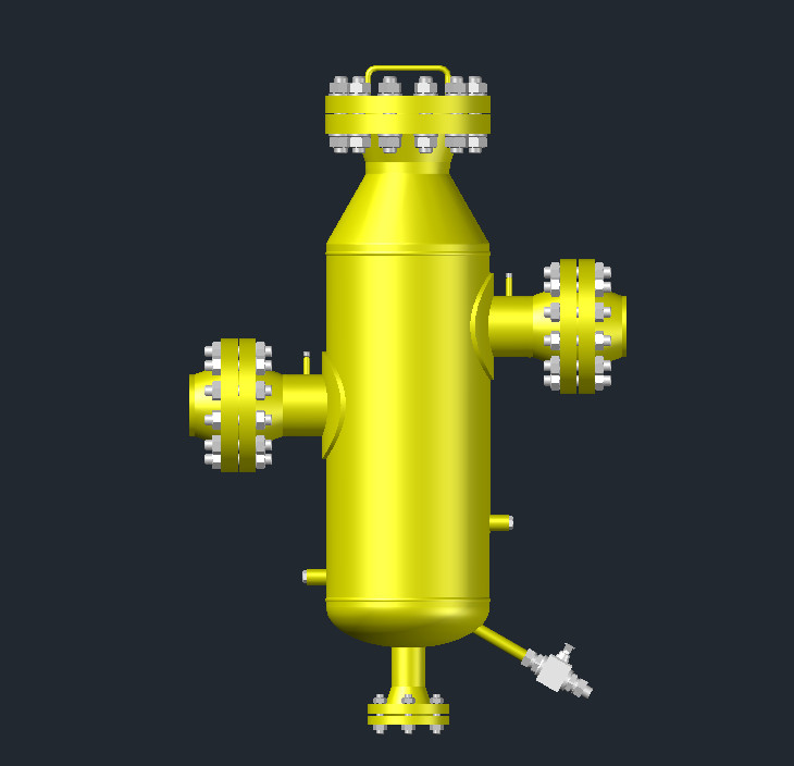 3D модель Фильтр-сепаратор 150/75