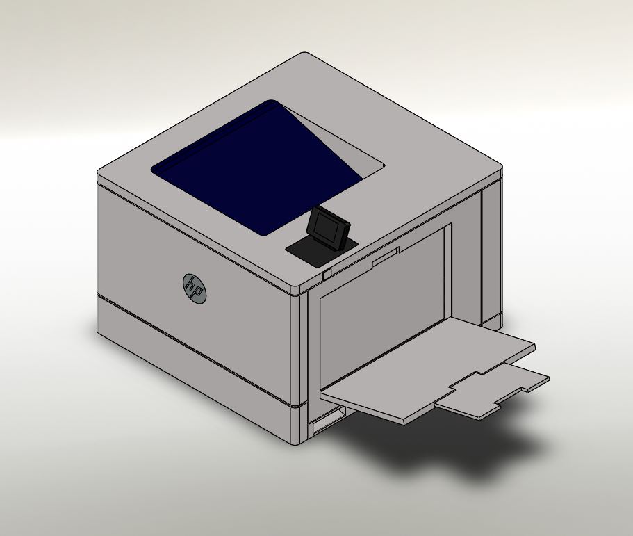 3D модель Лазерный принтер А3 HP Color Laser Jet Enterprise M751dn