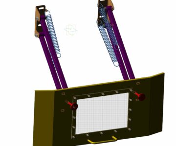 3D модель Ограждение зоны резания фрезерного станка