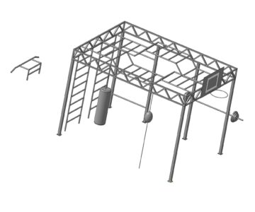 3D модель Функциональная спортивная рама