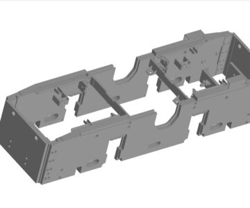 3D модель Актуальная 3D-модель рамы электровоза КР14
