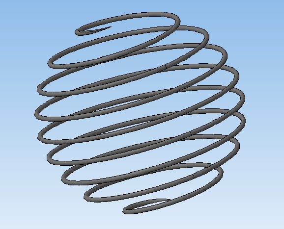 3D модель Сферичная пружина