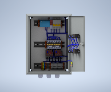 3D модель Щит управления приводов