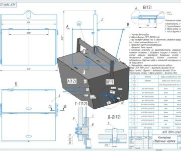 3D модель Контейнер вместимостью до 1,9 м3