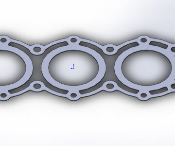 3D модель Прокладка головы Бийск-45