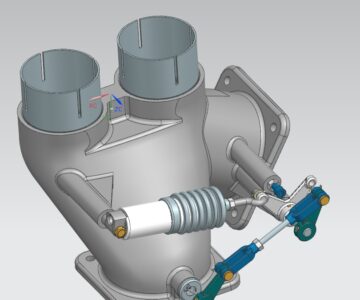 3D модель Коробка переключения газов 65115 грузовика КАМАЗ 6522