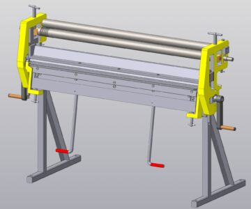 Трехвалковые гидравлические вальцы Bendmak CY3R-HHS 330-20/25