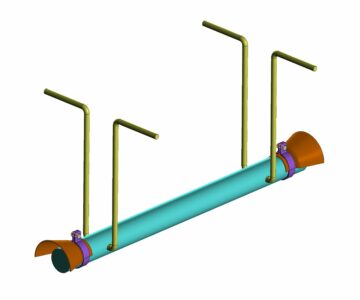 3D модель Приспособление для сгонки рельс