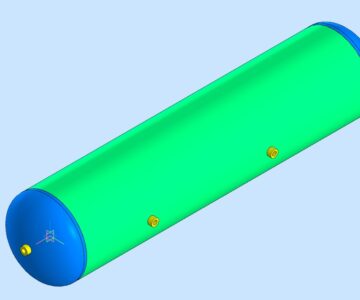 3D модель Резервуар воздушный