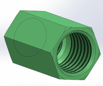 3D модель Переходник G3/8" на M14х1,5