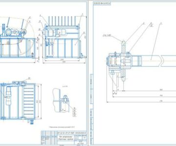 Чертеж Разработка конструкции чана шпарильного