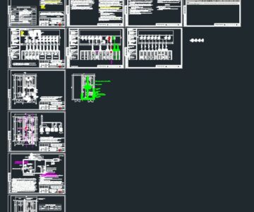 Чертеж Силовое электрооборудование и электроосвещение блочно-модульной котельной для теплоснабжения Цемзавода