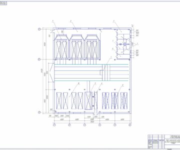 Чертеж Проект сушильного цеха на базе сушильной камеры СПЛК-2