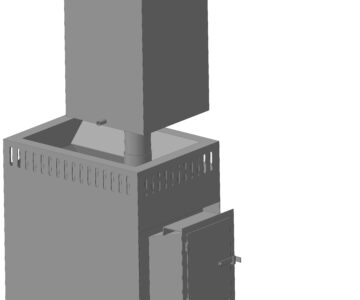 3D модель Печь банная - 3D модель