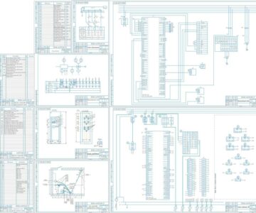 Чертеж Разработка проекта системы промышленной автоматизации