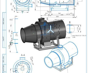 3D модель Топка футерованная жаропрочным бетоном