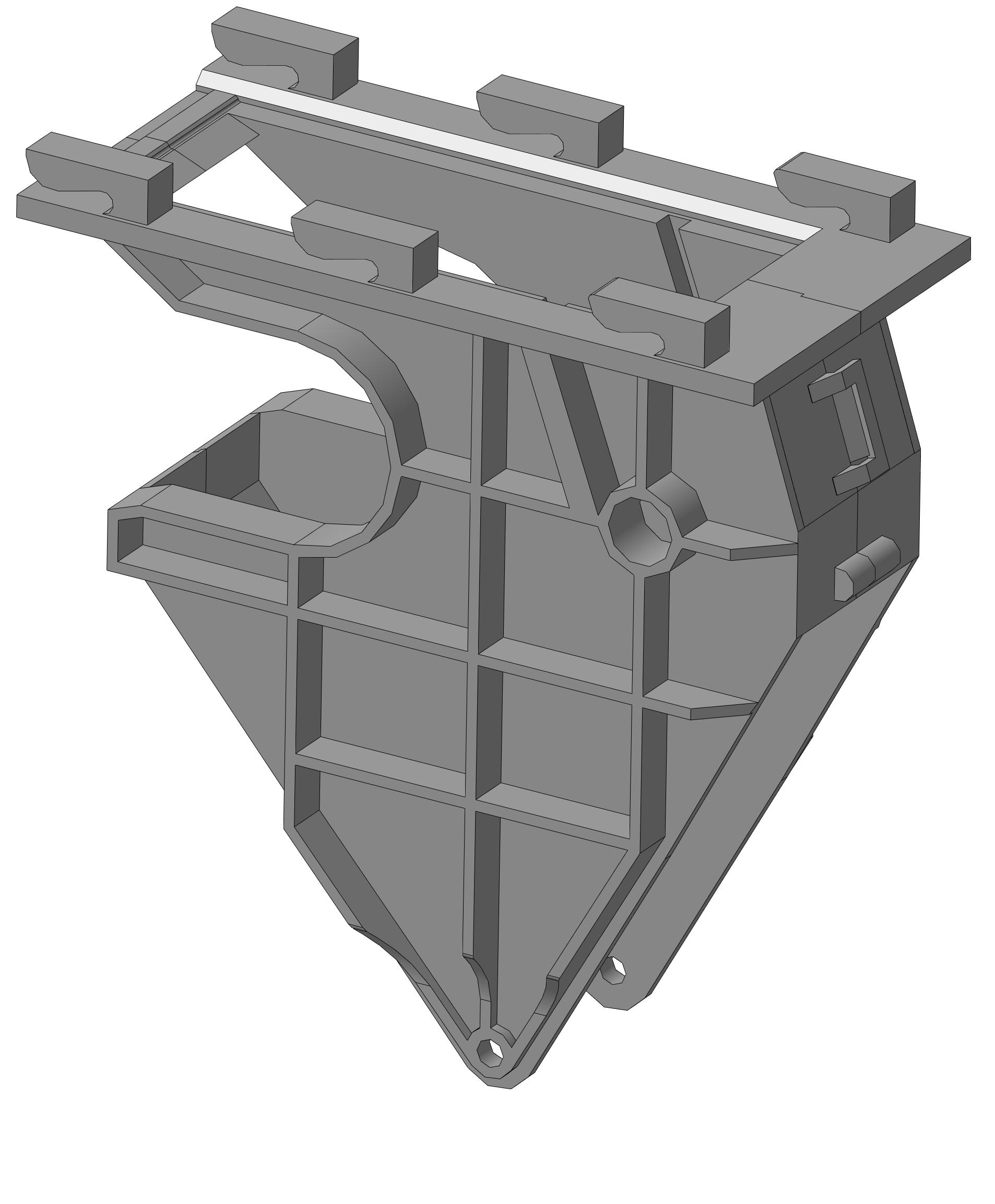 3D модель Корпус тюкового аппарата