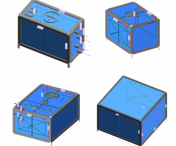 3D модель Вентоборудование Revit